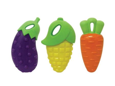 Multipet Harvesters Rubber Dog Toy Vegetables Assorted 1ea 5 in Online