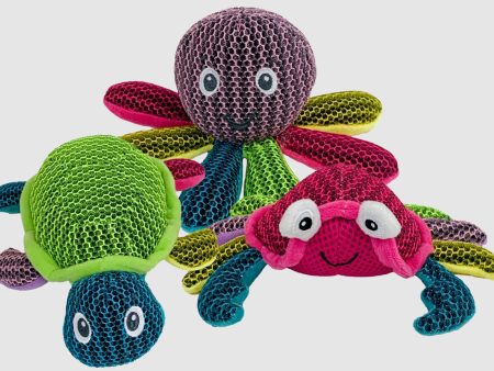 Multipet Coral Creatures Dog Toy Assorted 1ea 8 in Hot on Sale