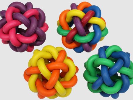 Multipet Nobbly Wobbly Dog Toy Assorted 1ea LG, 4 in For Sale