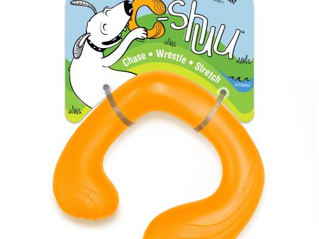 Nylabone Creative Play C-Shuu Dog Chase Toy Orange 1ea Large Giant - Up To 50 lb Discount