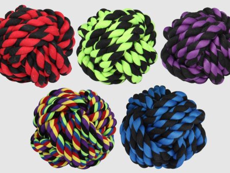 Multipet Nuts For Knots Dog toy Assorted 1ea 4 in Discount