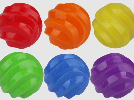 Multipet Spiral Balls Ball(Assorted) 4 Inch For Sale