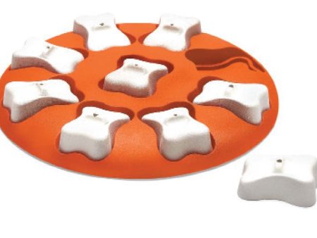 Nina Ottosson Smart Interactive Dog Toy Orange, White 1ea 10.63 in Online Sale