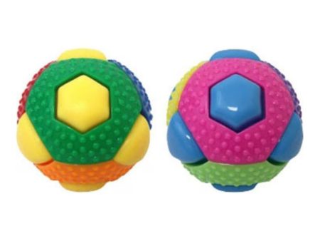 Multipet Theo TPR Ball Dog Toy Assorted 1ea 3 in For Discount