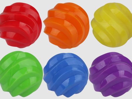 Multipet Spiral Balls Football(Assorted) 6.5 Inch Discount