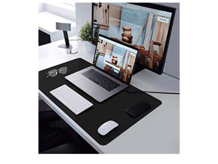 31 in. x 12 in. Large Solid Color Mouse Pad(Black) on Sale