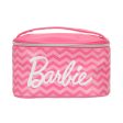 Barbie Collection Barrel Cosmetic Bag(Rose Red) Online