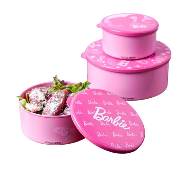 Barbie Collection Food Storage Containers (3 pcs) Online now