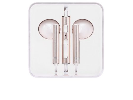 Wire Control In-ear Earphones with Mic(Gold) Model:1318 Online now