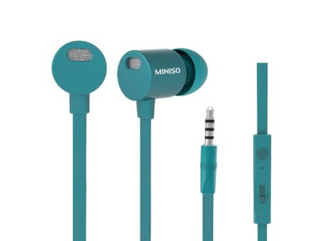 Metallic In-Ear Earphones (Blue) Online Sale