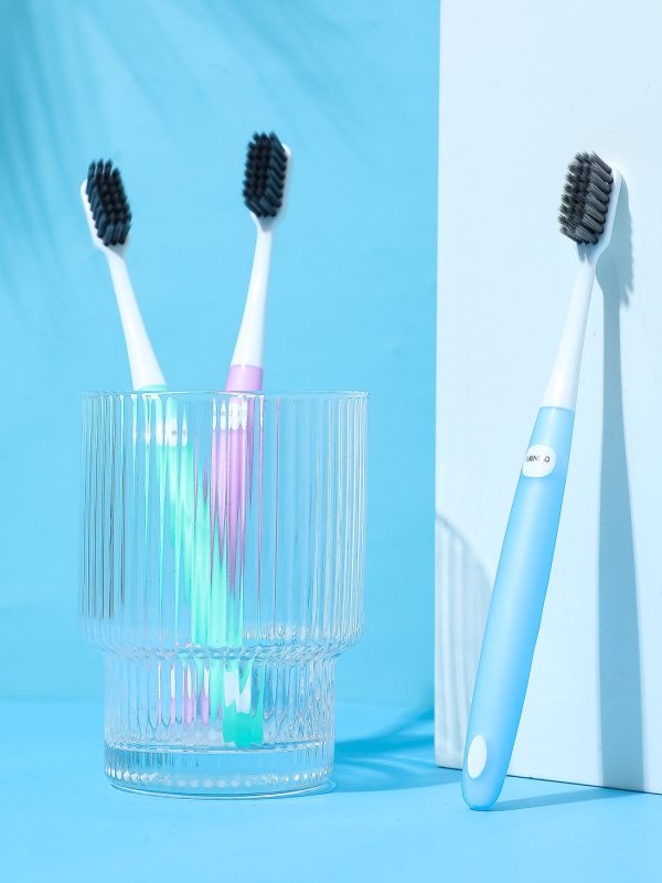 Charcoal Soft Bristles Toothbrush ( 3 Count ) Fashion