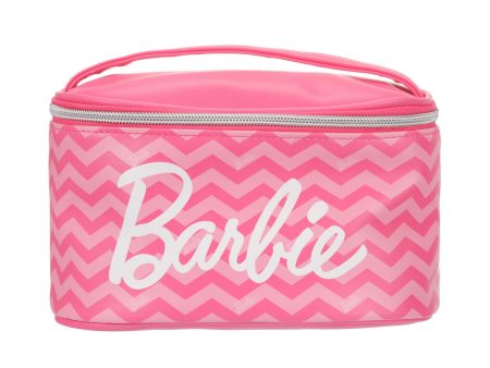 Barbie Collection Barrel Cosmetic Bag(Rose Red) Online